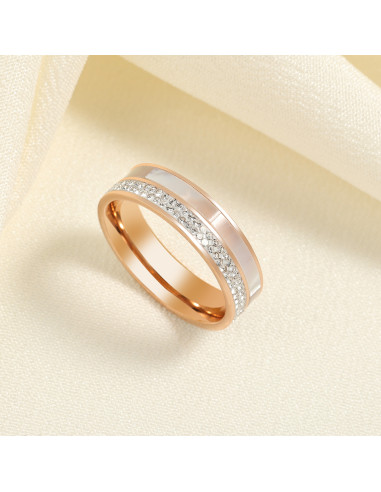 Radiant Gold Zircon Ring